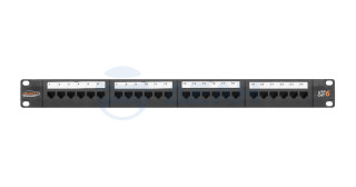                         Коммутационная панель (NMC-RP24UE2-1U-BK)
						