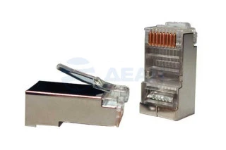 Разъем PLUG-8P8C-U-C5-SH-100  (Hyperline)