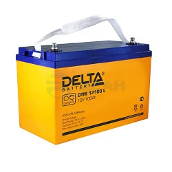 Аккумулятор DTM 12100 L (АКБ 12-100) Delta